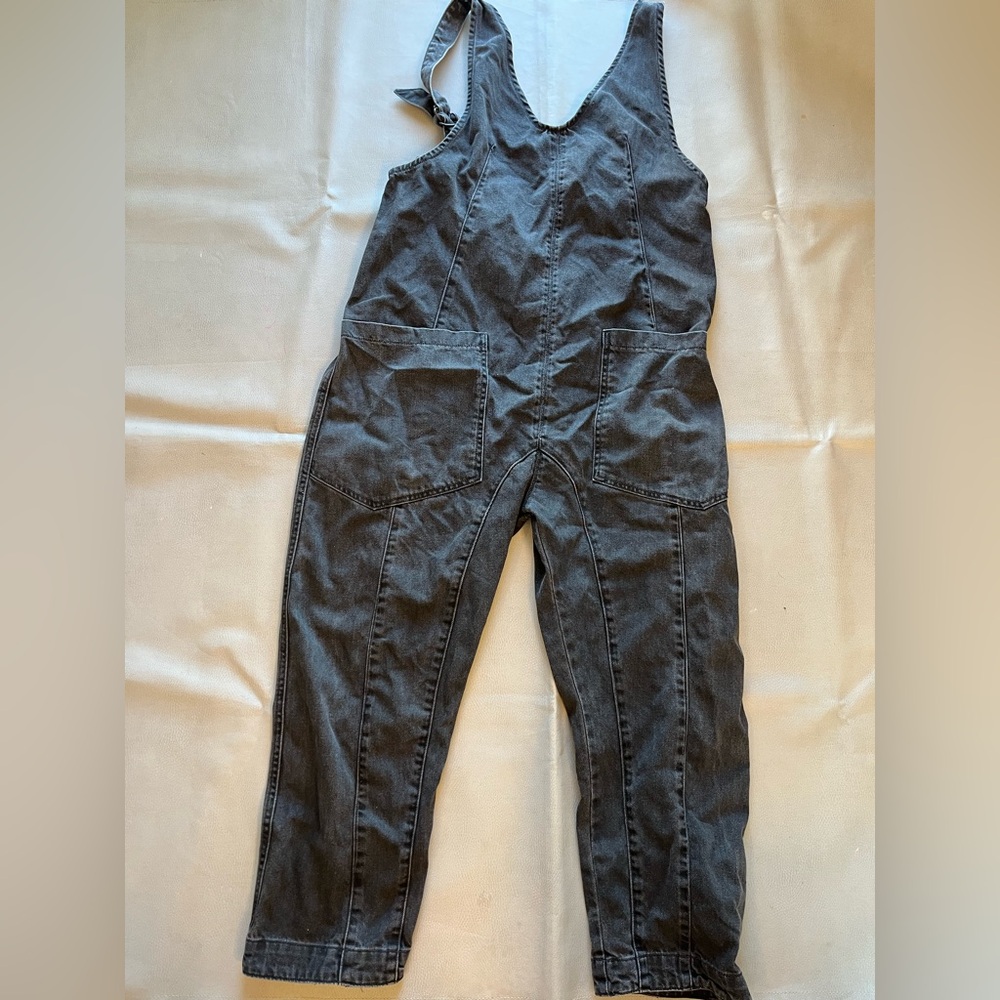 Free People High Roller black jumpsuit